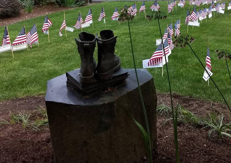 Boots to Books and Beyond memorial, Edmonds College Memorial Day Ceremony 2019